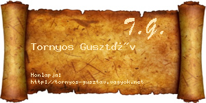 Tornyos Gusztáv névjegykártya